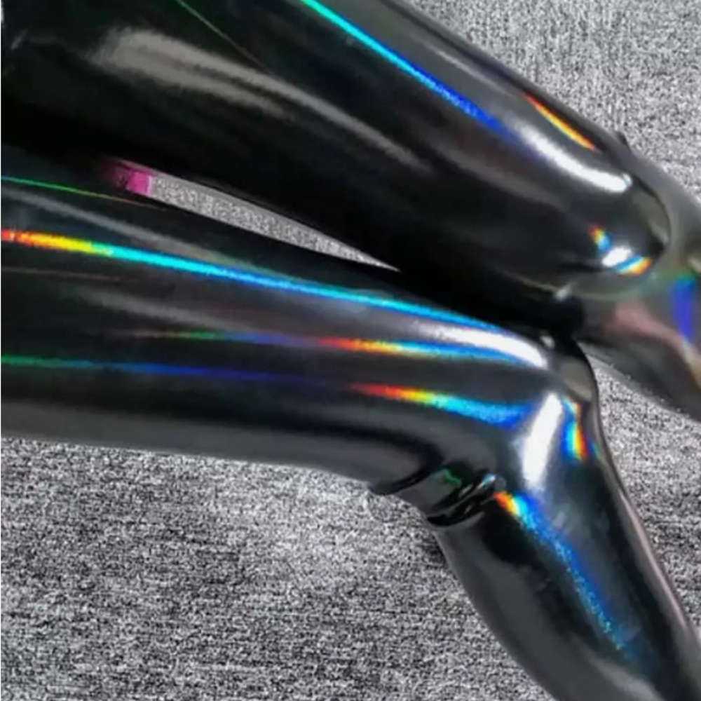 Women PU Leather Leggings Black